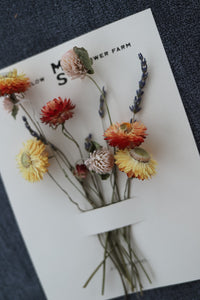 Dried Petite Bouquet Card