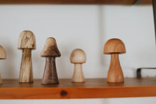 Load image into Gallery viewer, Minimalist Hand-turned Woodland Mushrooms
