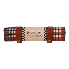 Load image into Gallery viewer, Pendleton Red Black Check Pattern Chess &amp; Checkers
