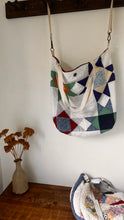 Load image into Gallery viewer, Carry-all XL patchwork 3 way tote
