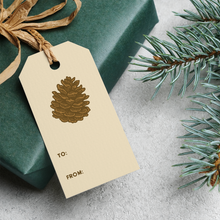 Load image into Gallery viewer, Gift Tag Set of 8: Holiday (Black)
