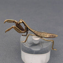 Load image into Gallery viewer, Brass Mantis Desktop Ornaments Decoration
