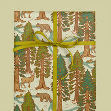 Load image into Gallery viewer, Recyclable Gift Wrap / Wrapping Paper: Redwoods: Plastic Wrapped

