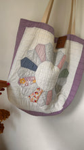 Load image into Gallery viewer, Lavender Patchwork Tote
