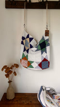 Load image into Gallery viewer, Carry-all XL patchwork 3 way tote
