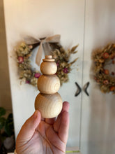 Load image into Gallery viewer, Woodturned Snowman
