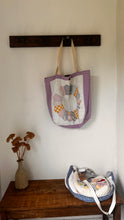 Load image into Gallery viewer, Lavender Patchwork Tote
