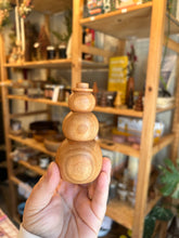 Load image into Gallery viewer, Woodturned Snowman
