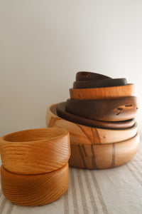stacking oak bowls • batch 321