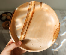 Load image into Gallery viewer, shallow spalted maple platter • batch 321
