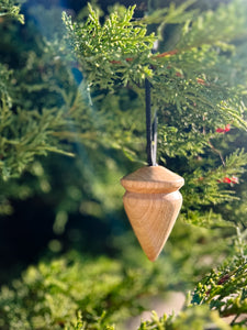 Minimalist Vintage Style Hardwood Ornaments