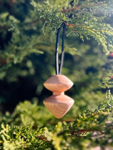 Minimalist Vintage Style Hardwood Ornaments