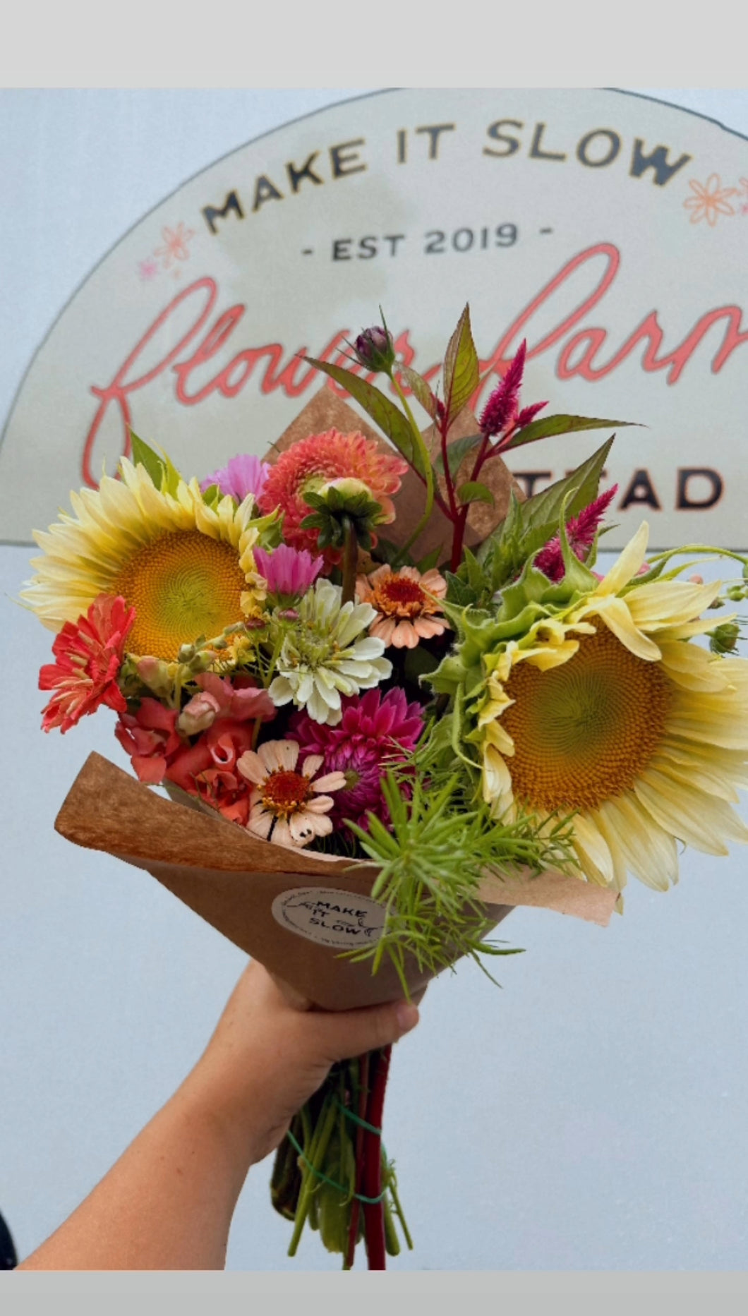 Mixed Wrapped Bouquet