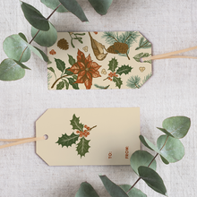 Load image into Gallery viewer, Gift Tag Set of 8: Holiday (Cream)
