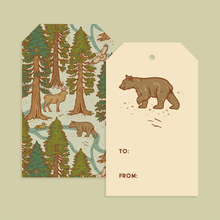 Load image into Gallery viewer, Gift Tag Set of 8: Redwoods
