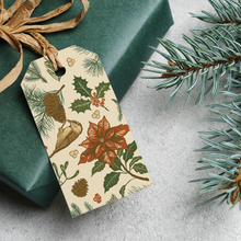 Load image into Gallery viewer, Gift Tag Set of 8: Holiday (Cream)
