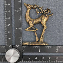 Load image into Gallery viewer, Brass Deer Desktop Ornaments Decoration

