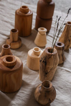 Load image into Gallery viewer, Round Hand-turned Bud Vase - Maple Hardwood
