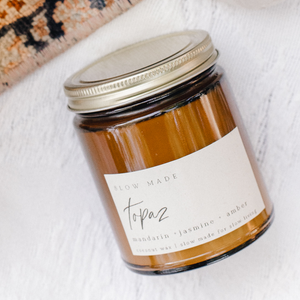 Topaz Candle ⋅ amber + jasmine