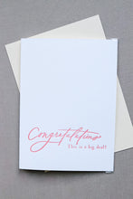 Load image into Gallery viewer, Letterpress Card | Congratulations

