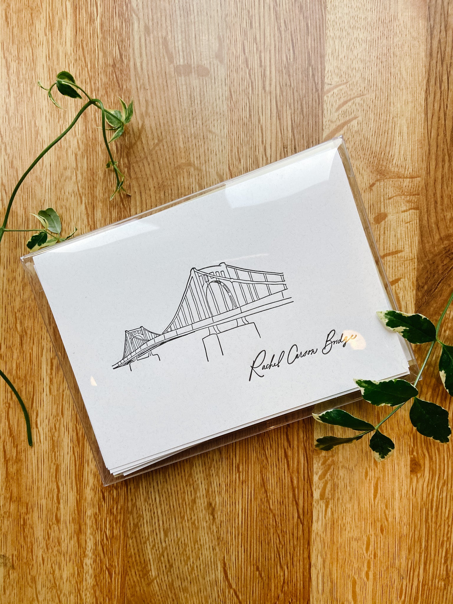 Letterpress Note Cards | Pittsburgh Bridges