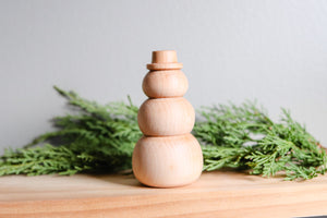 Frosty Hand-turned Woodland Set