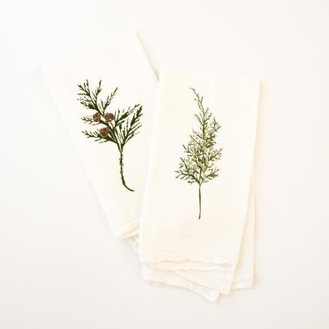 Winter Greens Napkins, Set of 4 | June & December