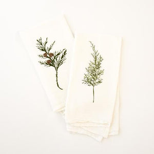 Winter Greens Napkins, Set of 4 | June & December