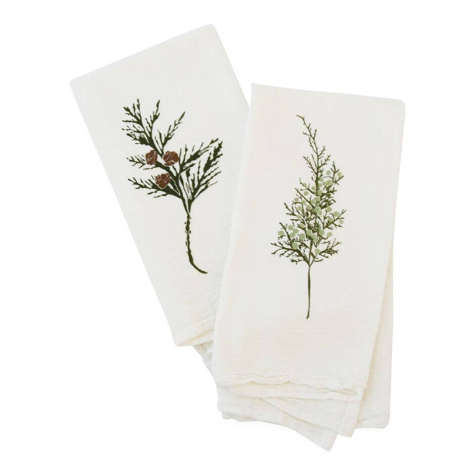 Winter Greens Napkins, Set of 4 | June & December