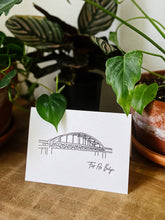 Load image into Gallery viewer, Letterpress Note Cards | Pittsburgh Bridges
