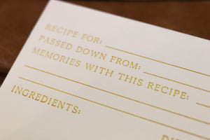 Family Recipe Set | Heirloom Gift