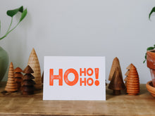 Load image into Gallery viewer, Letterpress Card | HO HO HO
