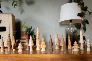 Hand-turned Mini Woodland Trees: BATCH 6