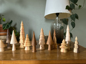 Hand-turned Mini Woodland Trees: BATCH 6