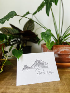 Letterpress Note Cards | Pittsburgh Bridges