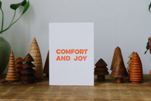 Load image into Gallery viewer, Letterpress Card | Comfort and Joy

