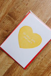 Letterpress Card | You smell good sometimes