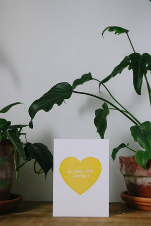 Letterpress Card | You smell good sometimes